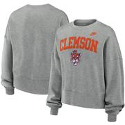 Clemson Nike Women's Retro Fleece Crew